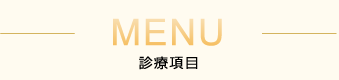 MENU 診療項目